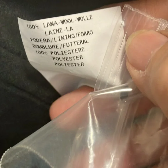 New Armani Collection black pinstripe blazer size 10 - Picture 12 of 12